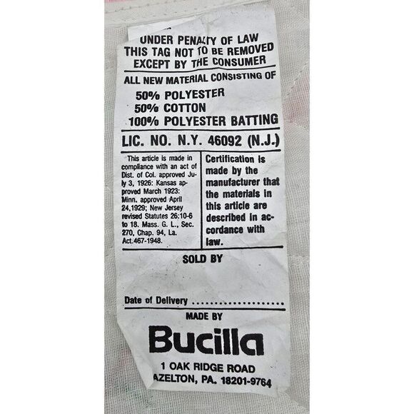 Handmade Embroidered Baby Quilt With Adorable Teddy Bear & Bunny Design - Picture 11 of 11